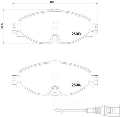BRAKE PAD SET DISC BRAKE