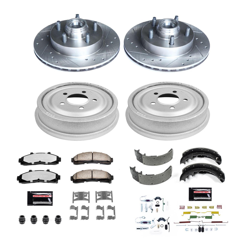 Power Stop 98-02 Ford Ranger Front & Rear Z36 Truck & Tow Brake Kit