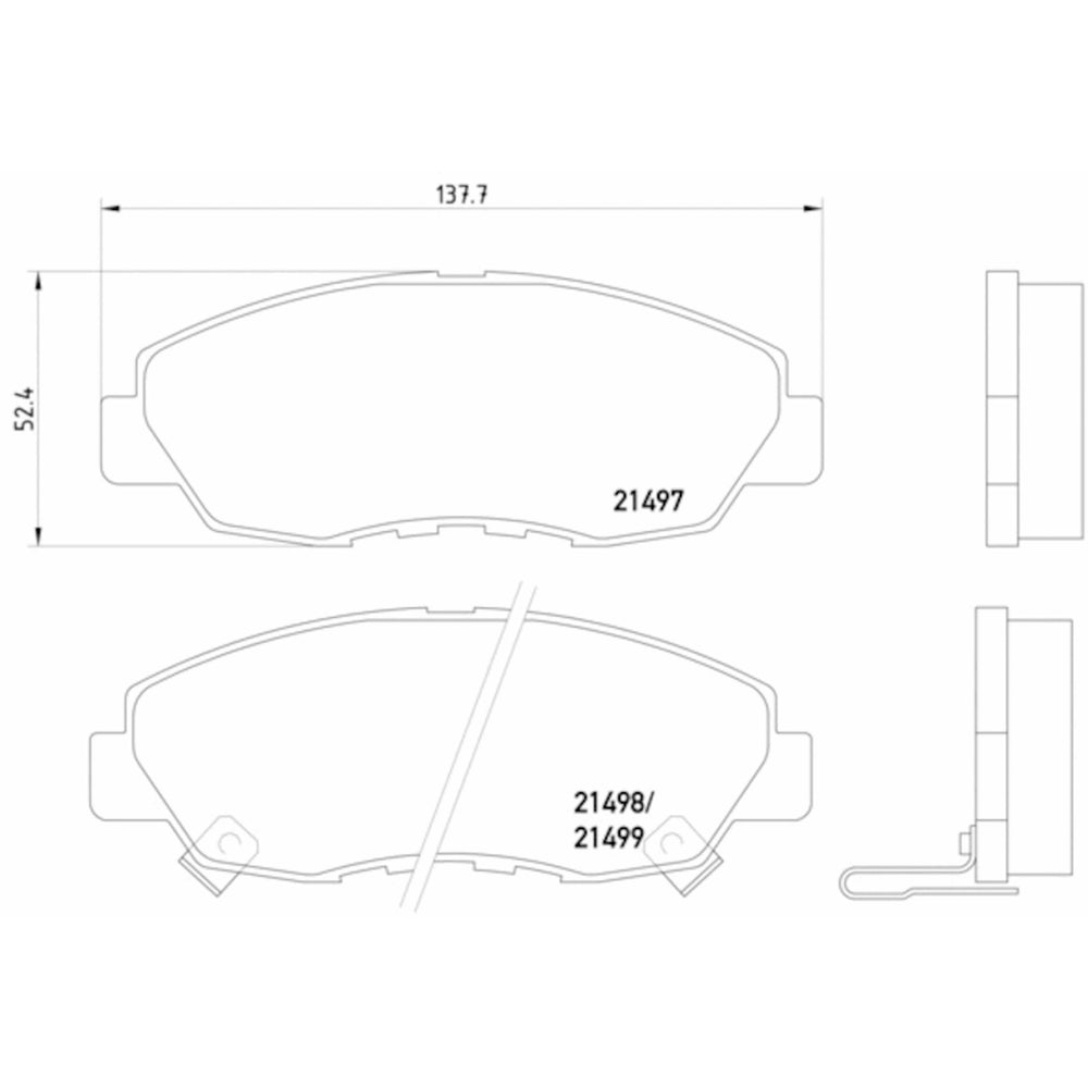 BRAKE PAD SET DISC BRAKE