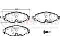 BRAKE PAD SET DISC BRAKE