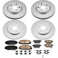 Power Stop 2016 Scion iM Front & Rear Z17 Evolution Geomet Coated Brake Kit