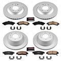 Power Stop 04-05 Buick Rainier Front & Rear Z17 Evolution Geomet Coated Brake Kit