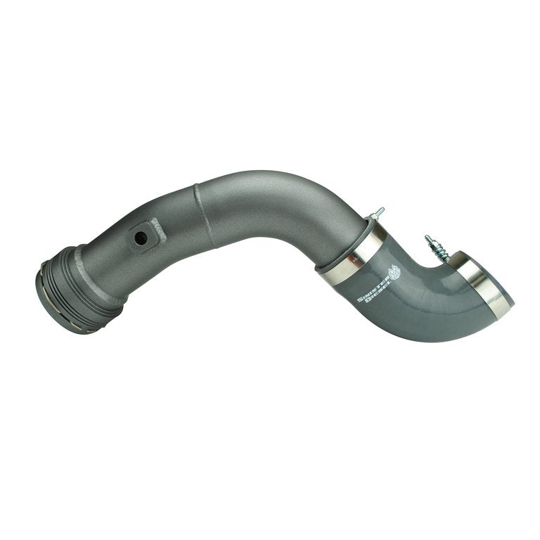 Sinister Diesel 17-21 Ford Powerstroke 6.7L Cold Side Charge Pipe - Gray