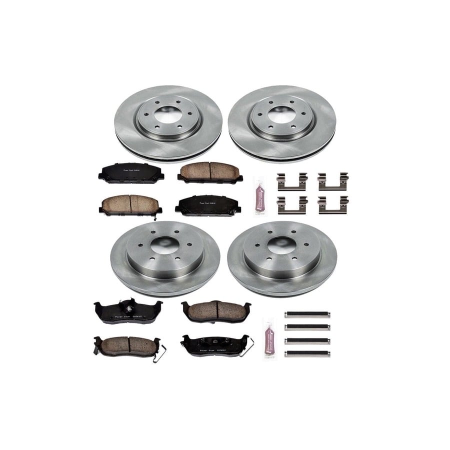 Power Stop 12-15 Nissan Armada Front & Rear Autospecialty Brake Kit