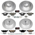 Power Stop 13-15 BMW X1 Front & Rear Z23 Evolution Sport Coated Brake Kit