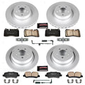 Power Stop 06-09 Land Rover Range Rover Front & Rear Z23 Evolution Sport Coated Brake Kit