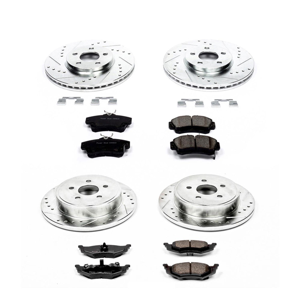 Power Stop 2010 Chrysler PT Cruiser Front & Rear Z23 Evolution Sport Brake Kit