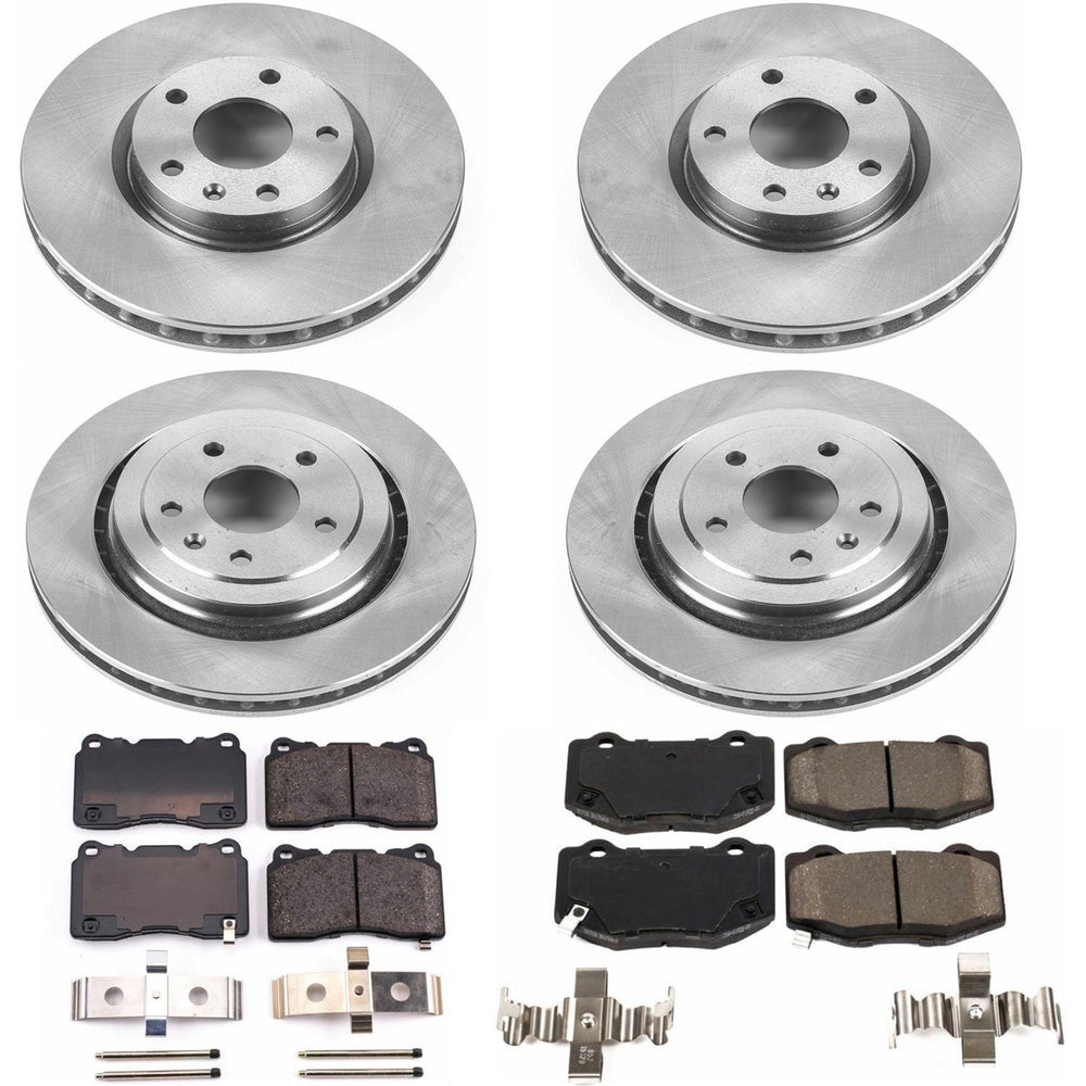 Power Stop 2014 Chevrolet Corvette Front & Rear Autospecialty Brake Kit