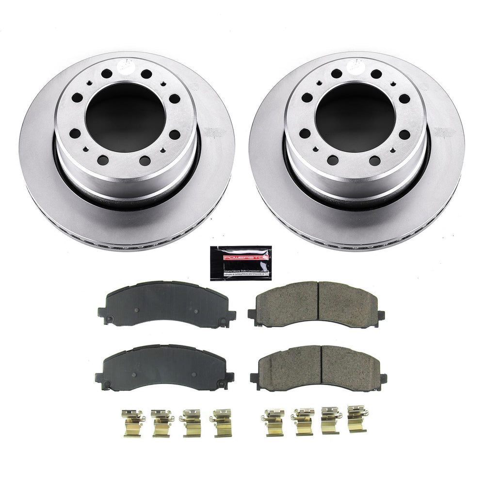 Power Stop 19-22 Ram 3500 Rear Z17 Coated Brake Kit