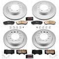 Power Stop 03-09 Toyota 4Runner Front & Rear Z17 Evolution Geomet Coated Brake Kit
