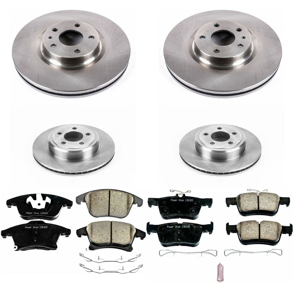 Power Stop 13-19 Ford Fusion Front & Rear Autospecialty Brake Kit