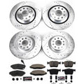 Power Stop 15-19 Volkswagen Golf R Front & Rear Z23 Evolution Sport Brake Kit