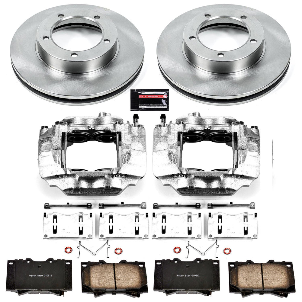 Power Stop 03-07 Toyota Land Cruiser Front Autospecialty Kit w/Cals