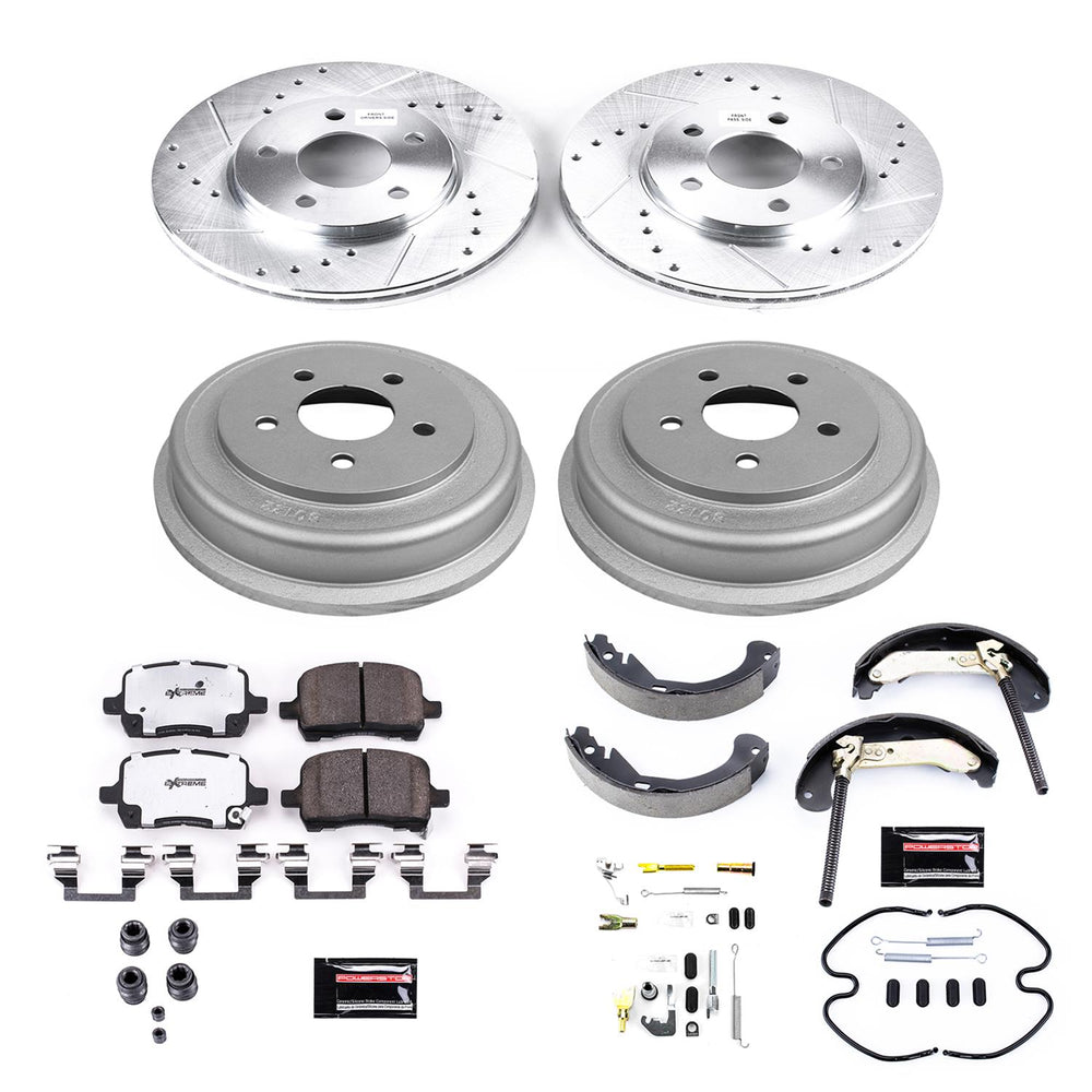 Power Stop 05-07 Chevrolet Malibu Front & Rear Z26 Street Warrior Brake Kit