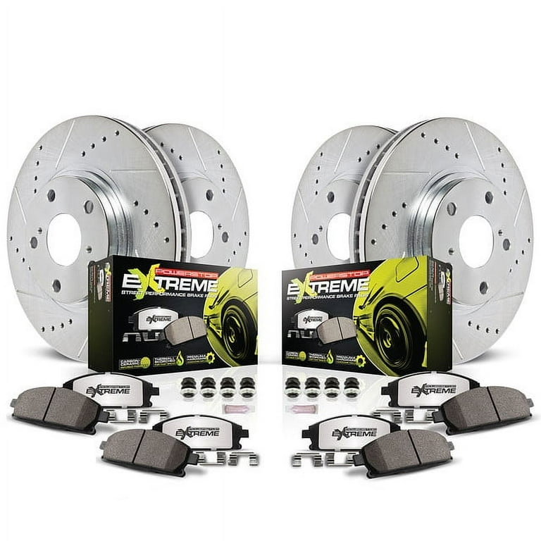Power Stop 05-10 Volkswagen Jetta Front & Rear Z26 Street Warrior Brake Kit
