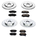 Power Stop 08-12 Chrysler Town & Country Front & Rear Z23 Evolution Sport Brake Kit