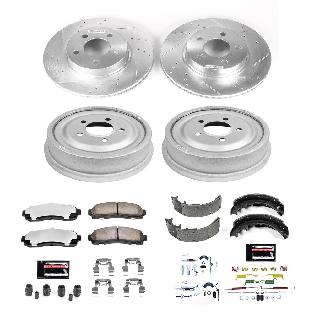 Power Stop 03-09 Ford Ranger Front & Rear Z36 Truck & Tow Brake Kit