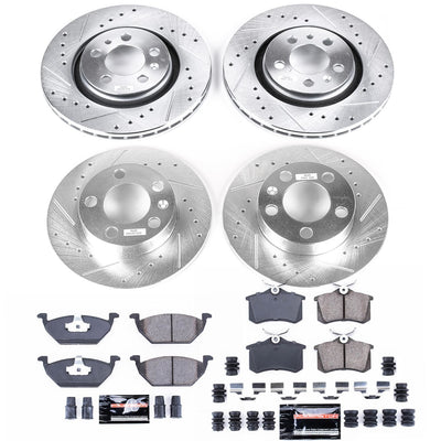 Power Stop 1998 Volkswagen Beetle Front & Rear Z23 Evolution Sport Brake Kit