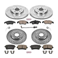 Power Stop 12-16 Audi A4 Front & Rear Z23 Evolution Sport Brake Kit