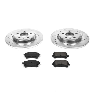Power Stop 12-16 Audi A4 Front & Rear Z23 Evolution Sport Brake Kit