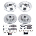 Power Stop 10-11 Hyundai Genesis Front & Rear Z26 Street Warrior Brake Kit