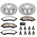 Power Stop 2011 Ram Dakota Front Z36 Truck & Tow Kit w/Cals