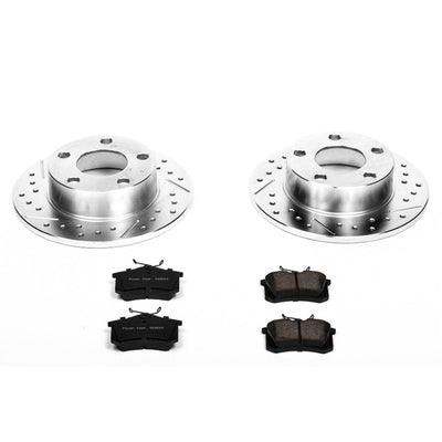 Power Stop 98-01 Audi A6 Quattro Rear Z23 Evolution Sport Brake Kit w/Calipers