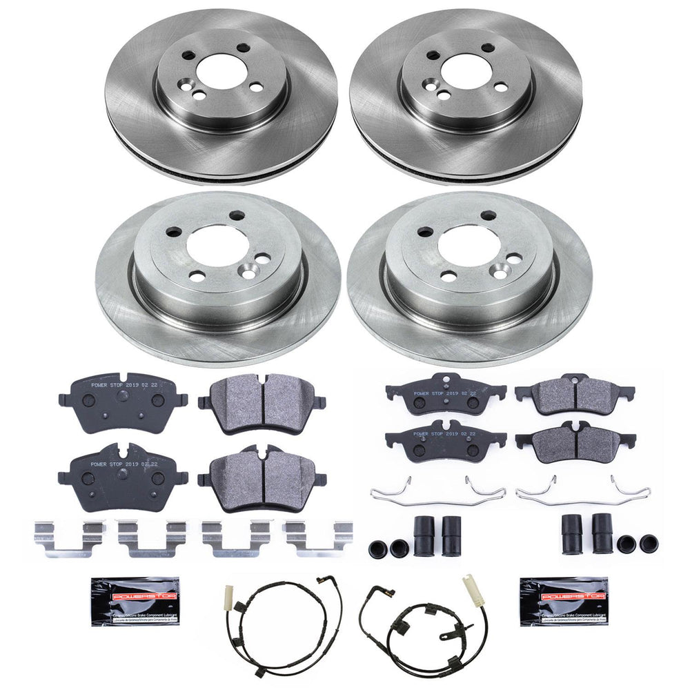 Power Stop 07-10 Mini Cooper Front & Rear Track Day Brake Kit
