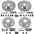 Power Stop 98-99 Acura CL Front & Rear Z26 Street Warrior Brake Kit