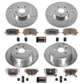 Power Stop 03-06 Pontiac Vibe Front & Rear Z26 Street Warrior Brake Kit