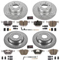 Power Stop 04-06 BMW 525i Front & Rear Z26 Street Warrior Brake Kit