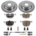 Power Stop 04-06 BMW 525i Front & Rear Z26 Street Warrior Brake Kit