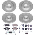 Power Stop 12-16 Audi A4 Front & Rear Euro-Stop Brake Kit