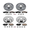 Power Stop 2010 Ford Taurus Front & Rear Z23 Evolution Sport Brake Kit