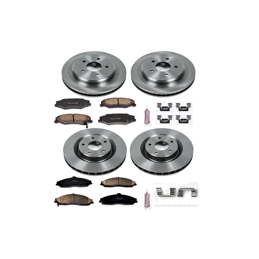 Power Stop 03-07 Cadillac CTS Front & Rear Autospecialty Brake Kit
