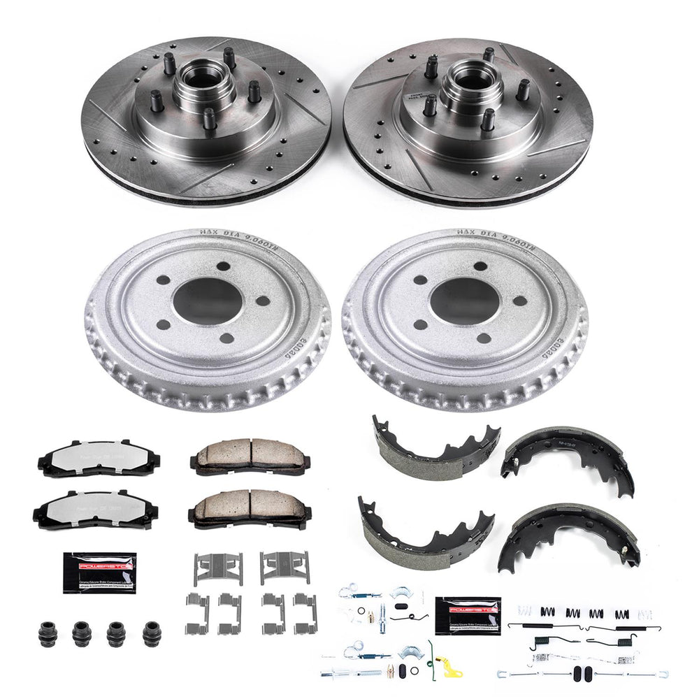 Power Stop 98-02 Ford Ranger Front & Rear Z36 Truck & Tow Brake Kit