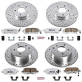 Power Stop 02-06 Nissan Altima Front & Rear Z26 Street Warrior Brake Kit