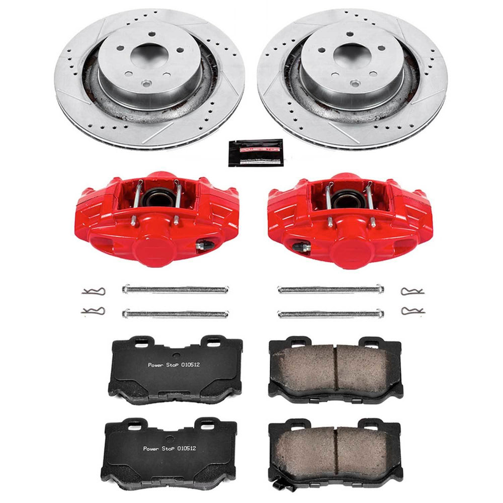 Power Stop 08-13 Infiniti G37 Rear Z23 Evolution Sport Brake Kit w/Calipers