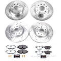 Power Stop 15-18 Audi A3 Front & Rear Z26 Street Warrior Brake Kit