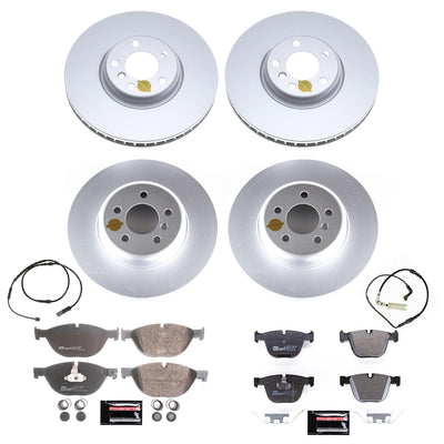 Power Stop 13-15 BMW ActiveHybrid 7 Front & Rear Eurostop Brake Kit