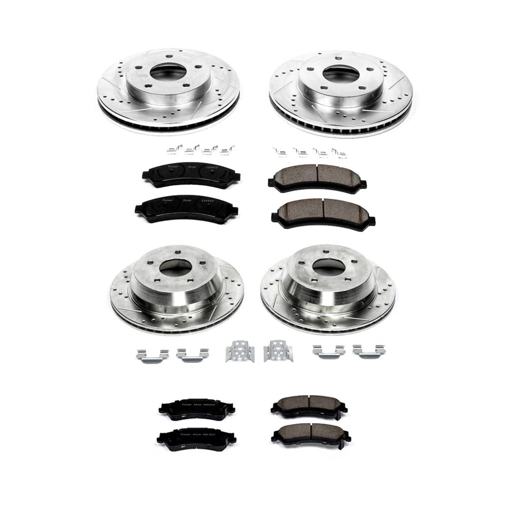 Power Stop 98-05 Chevrolet Blazer Front & Rear Z23 Evolution Sport Brake Kit