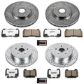Power Stop 05-07 Subaru Impreza Front & Rear Z26 Street Warrior Brake Kit