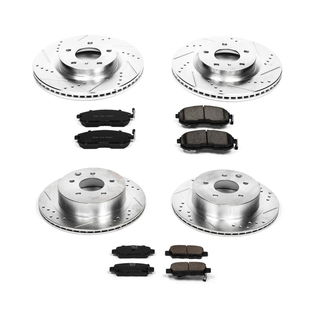 Power Stop 03-05 Infiniti G35 Front & Rear Z23 Evolution Sport Brake Kit