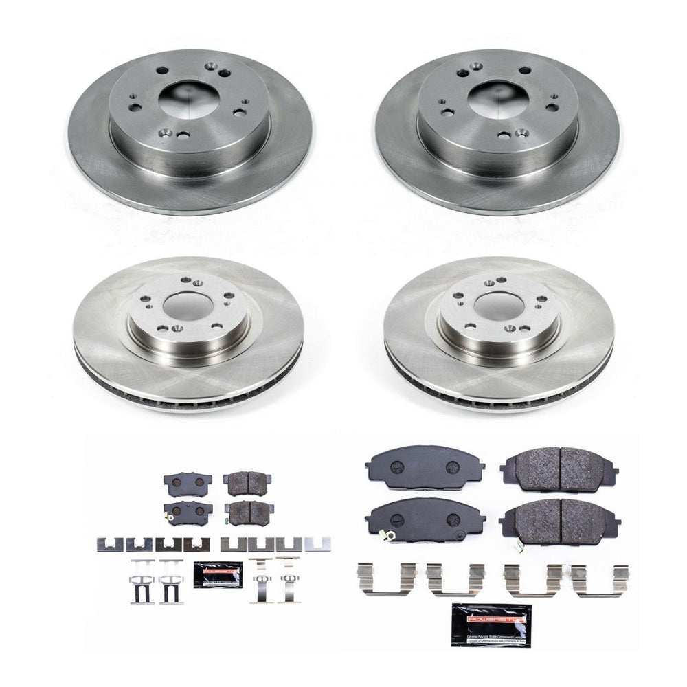 Power Stop 06-11 Honda Civic Front & Rear Track Day Brake Kit