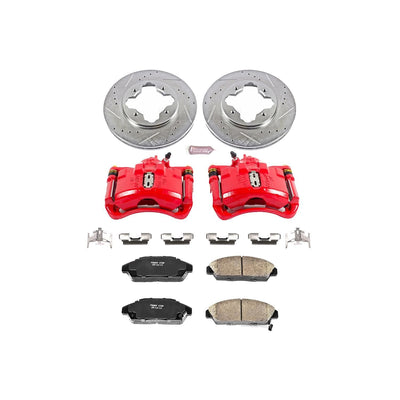 Power Stop 90-93 Honda Accord Front Z23 Evolution Sport Brake Kit w/Calipers
