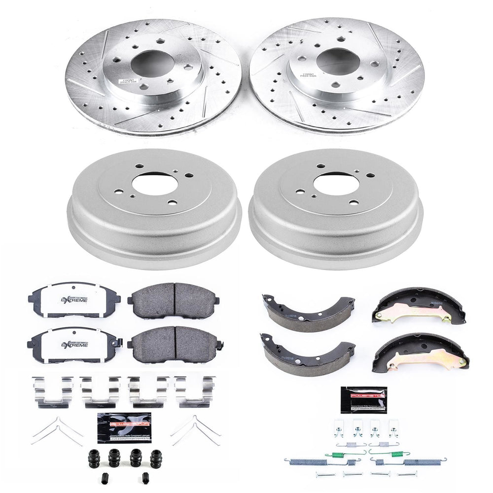 Power Stop 00-01 Nissan Altima Front & Rear Z26 Street Warrior Brake Kit