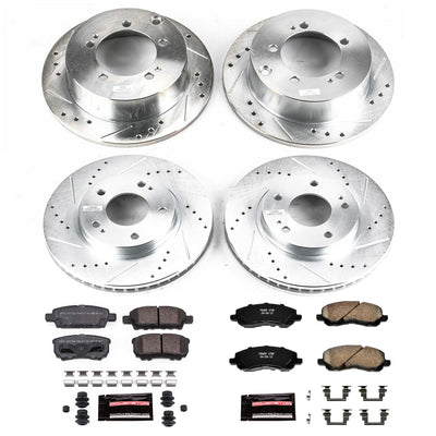 Power Stop 04-06 Mitsubishi Lancer Front & Rear Z23 Evolution Sport Brake Kit