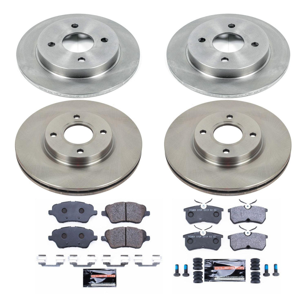 Power Stop 14-19 Ford Fiesta Front & Rear Track Day Brake Kit