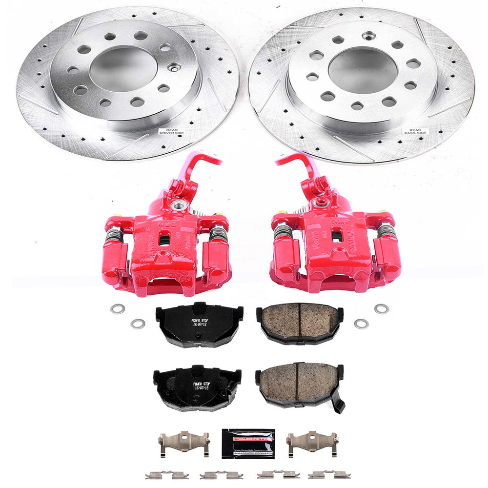 Power Stop 04-08 Hyundai Tiburon Rear Z23 Evolution Sport Brake Kit w/Calipers