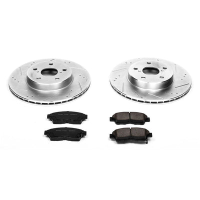Power Stop 96-00 Toyota RAV4 Front Z23 Evolution Sport Brake Kit w/Calipers